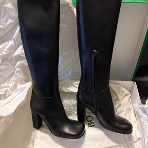 Bottega Veneta Black Over the Knee Boots